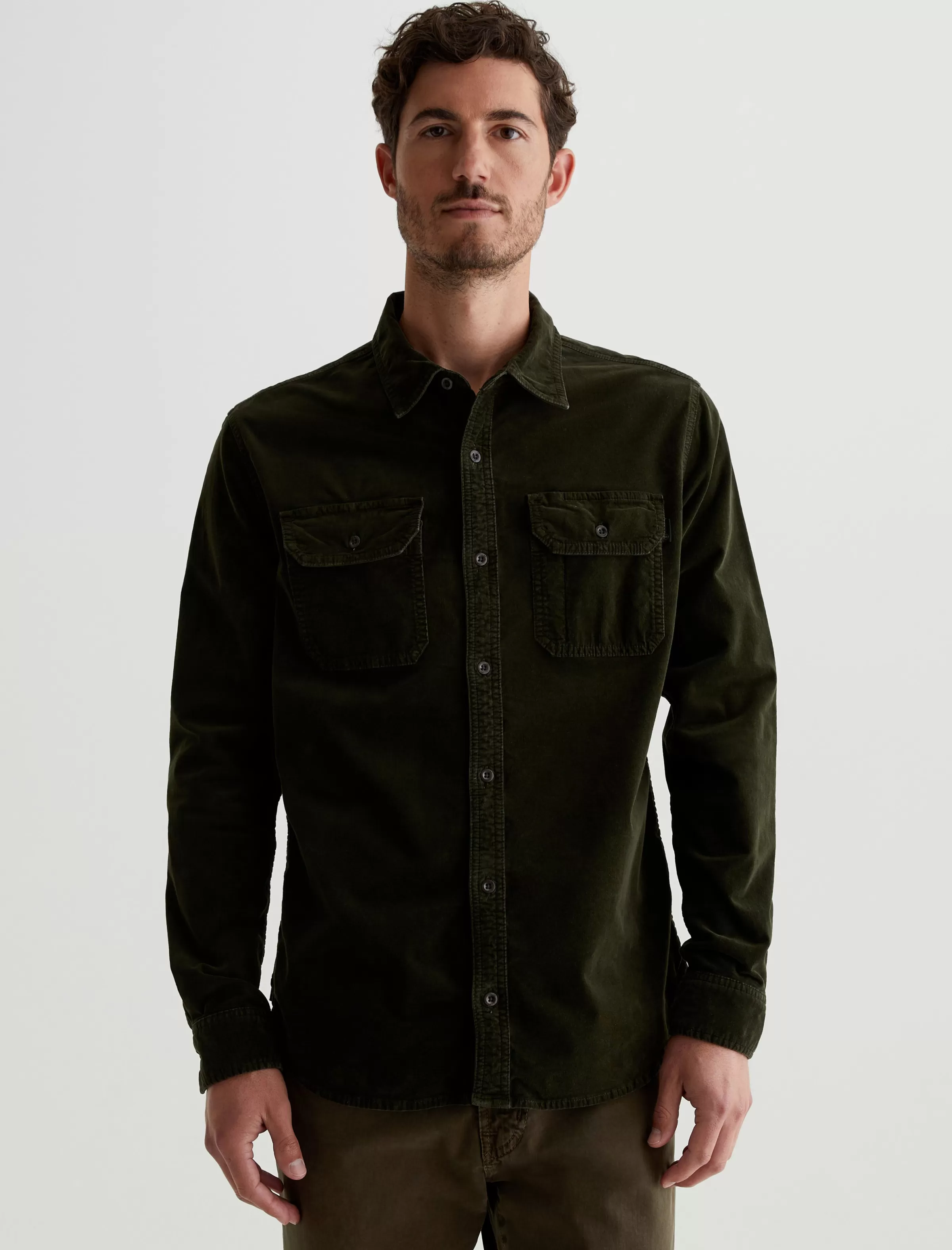 Shop Aiden Utility Corduroy Shirt Shirts & Polos