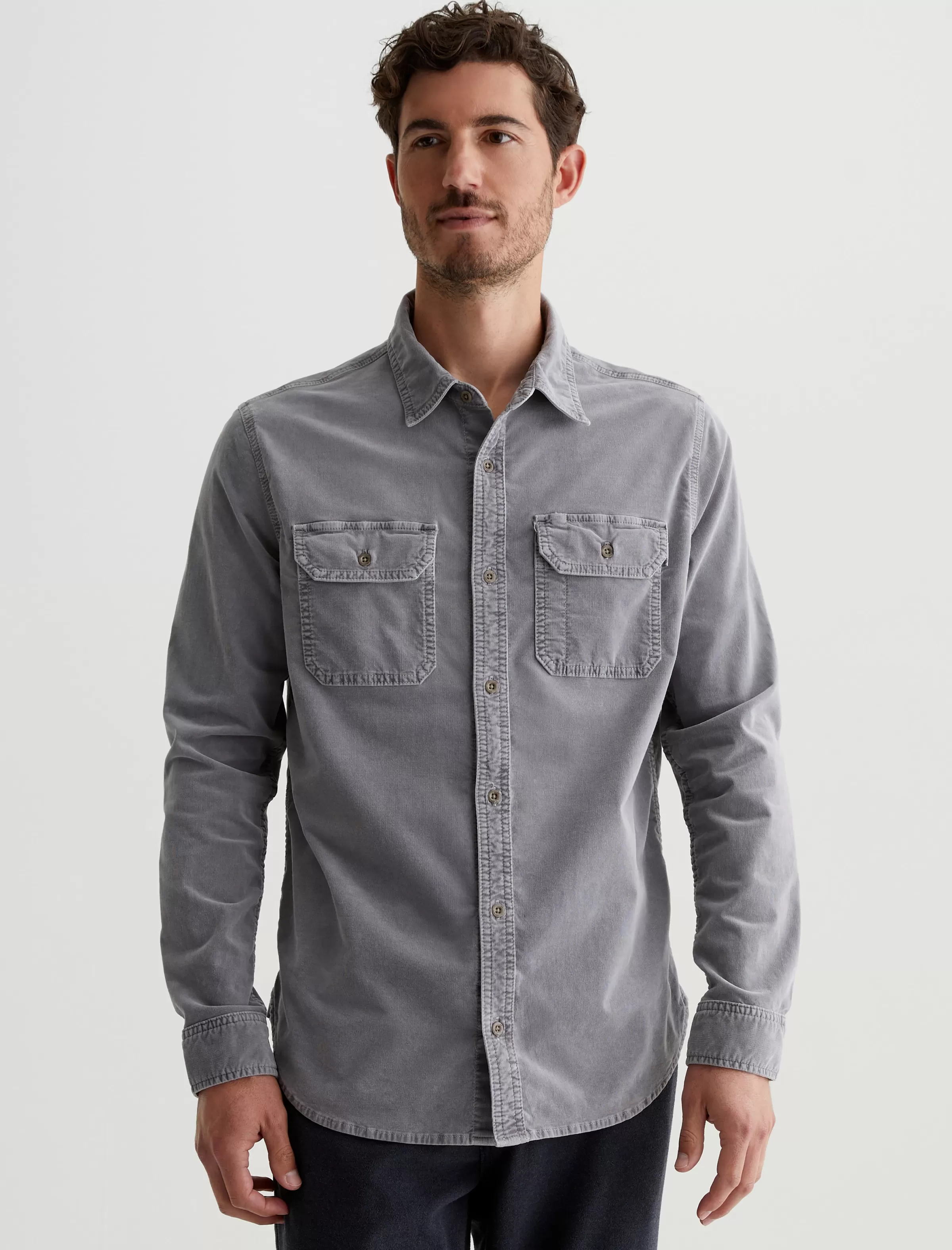 Discount Aiden Utility Corduroy Shirt Shirts & Polos