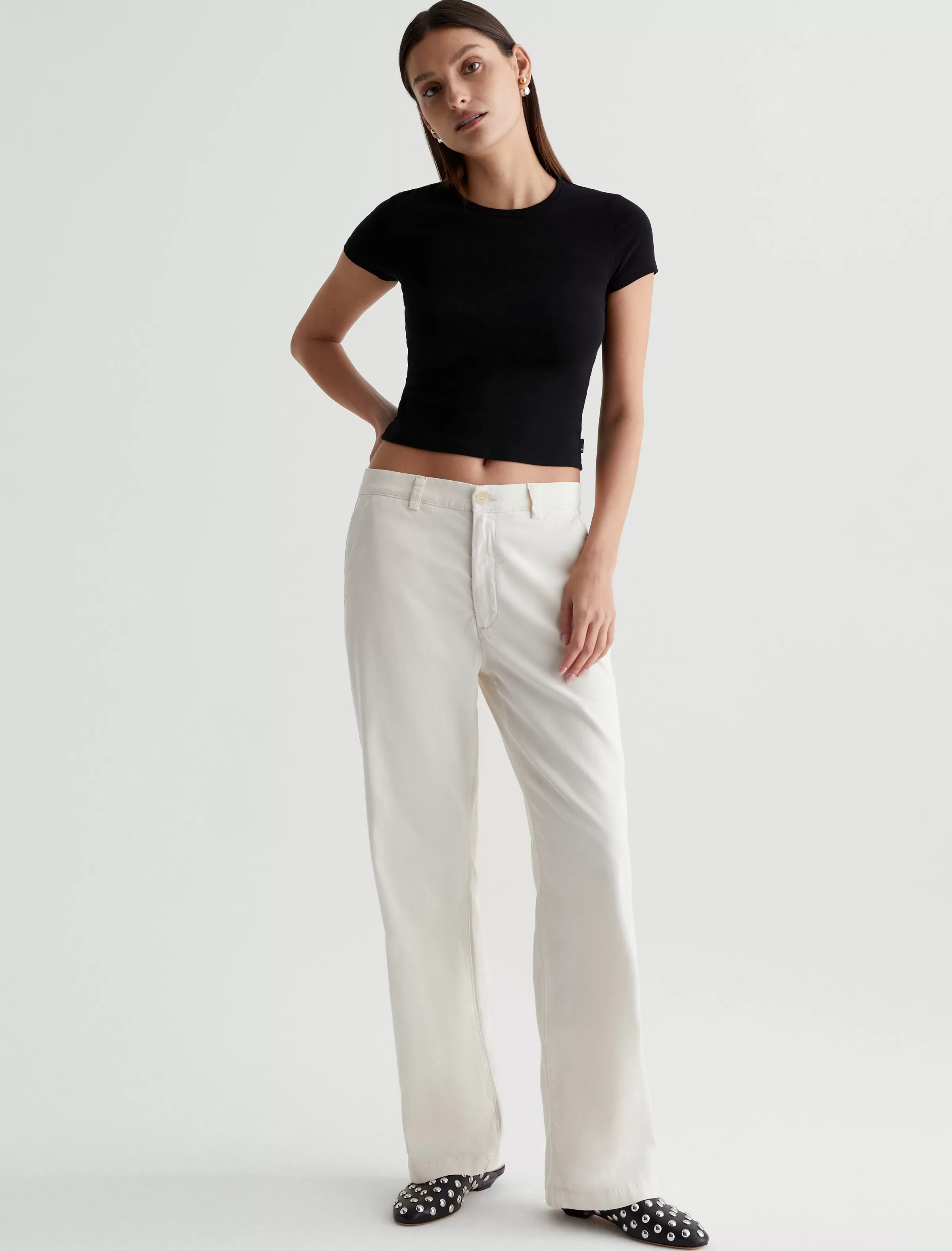 Store Caden Straight Women Pants & Trousers | Mid-Rise