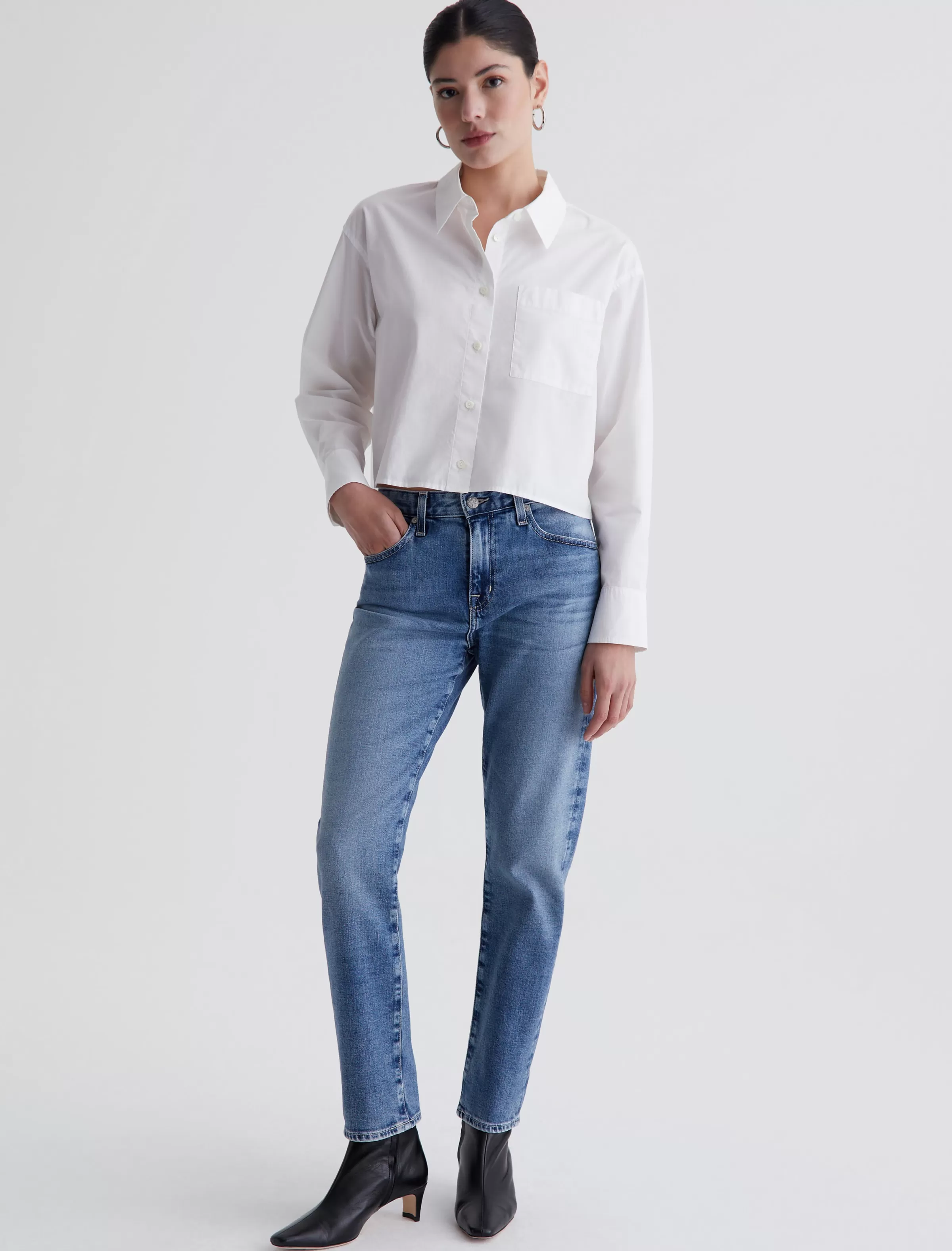 Store Ex-Boyfriend Slim Women Jeans | Mid-Rise