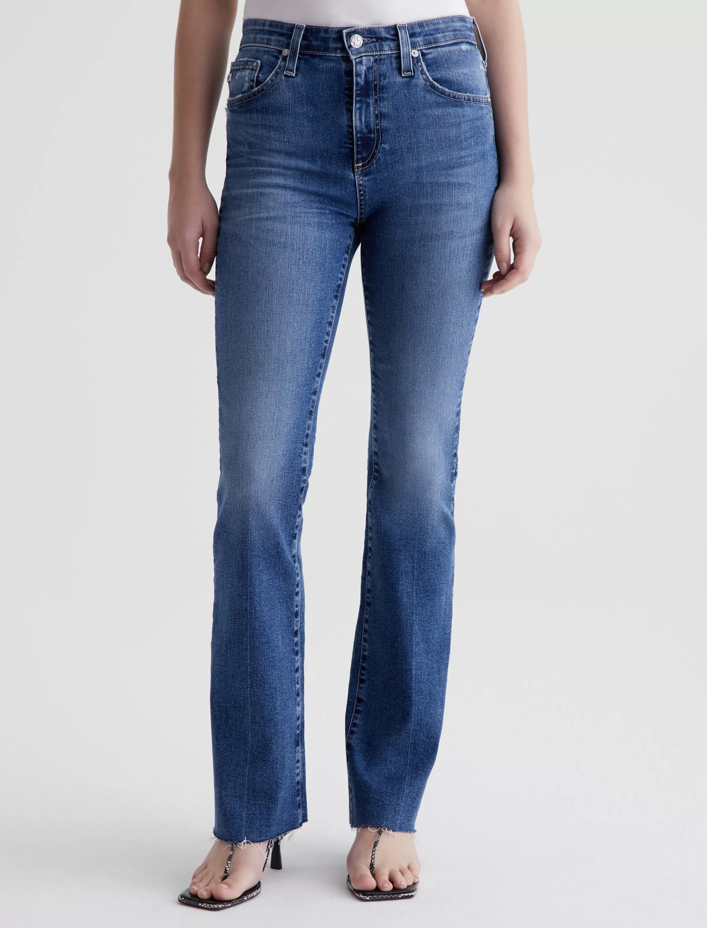 Cheap Farrah Boot Women Jeans | Mid-Rise